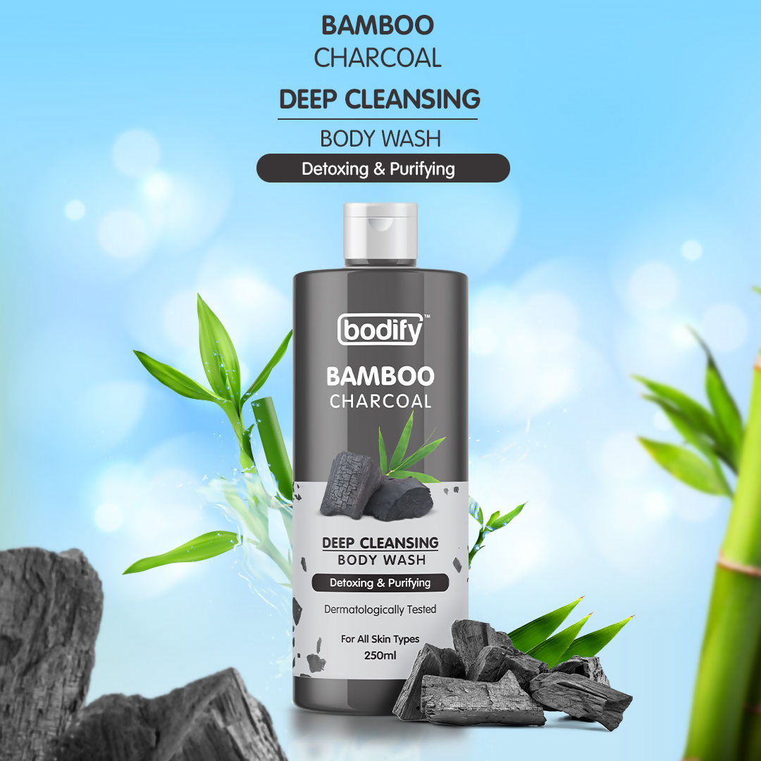 Bodify Bamboo Charcoal Deep Cleansing Body Wash