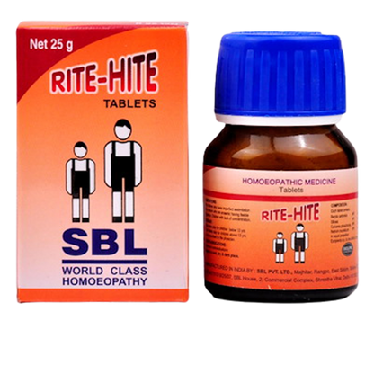 Buy SBL Homeopathy Rite-Hite Tablets from DrMediCart, Ship from India to USA