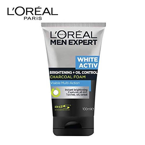 L'Oreal Paris Men Expert White Activ Oil Control Charcoal Brightening Foam - DrMediCart