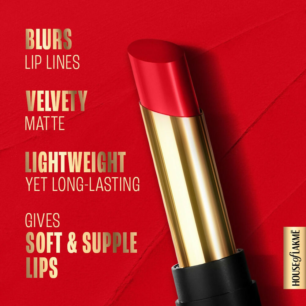 Lakme Absolute Beyond Matte Lipstick - 101 Red Rage