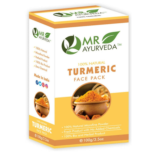 Buy MR Ayurveda Turmeric Face Pack from DrMediCart, Ship from India to USA