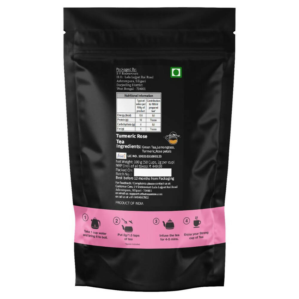 Tea Sense Turmeric Rose Tea - Drmedicart