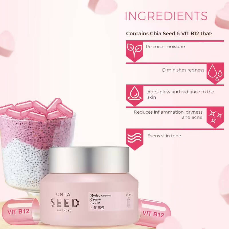 The Face Shop Chia Seed Hydro Cream - Drmedicart