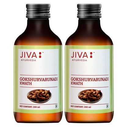 Jiva Ayurveda Gokshuvarunadi Kwath Syrup