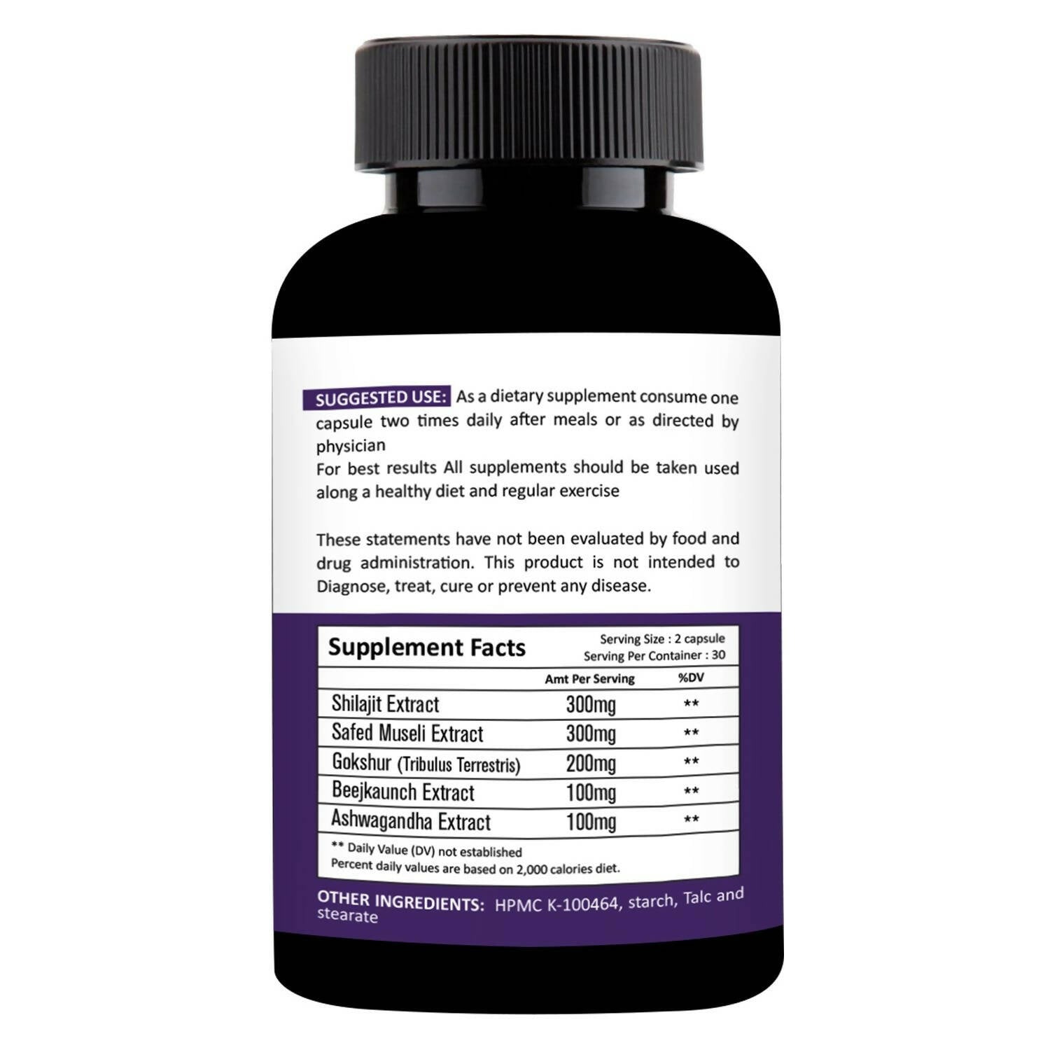 Nutracology T 3X Power Testosterone Booster For Muscle Strength Energy For Men