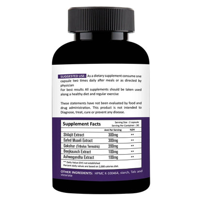 Nutracology T 3X Power Testosterone Booster For Muscle Strength Energy For Men