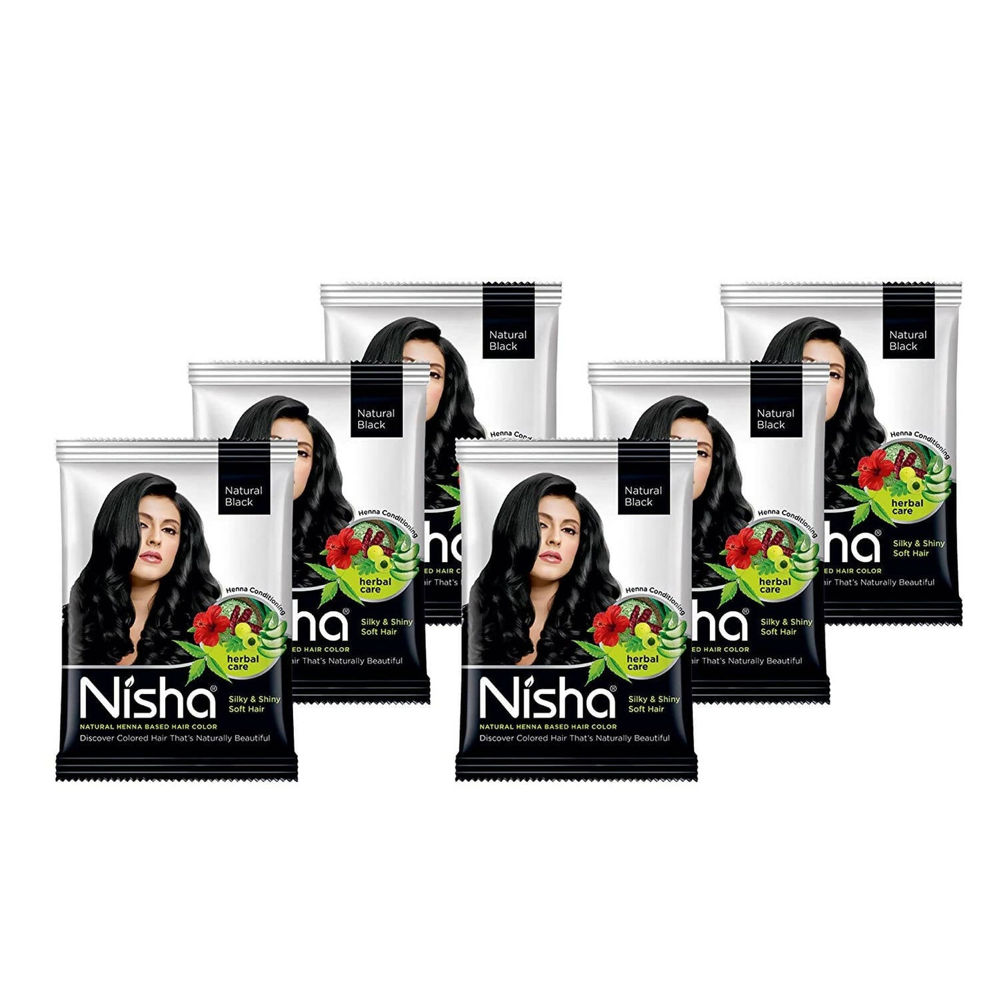 Nisha Henna Based Hair Color Natural Black - DrMediCart