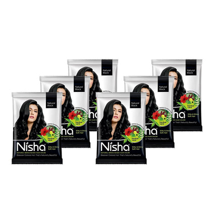 Nisha Henna Based Hair Color Natural Black - DrMediCart