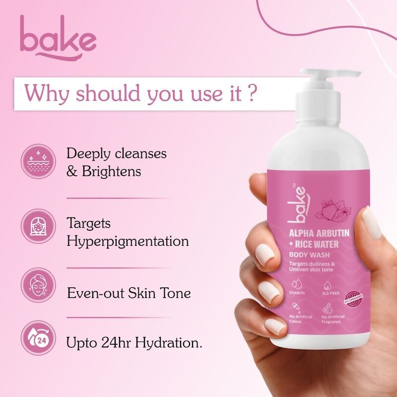 Buy Bake Alpha Arbutin Body Wash from DrMediCart, Ship from India to USA