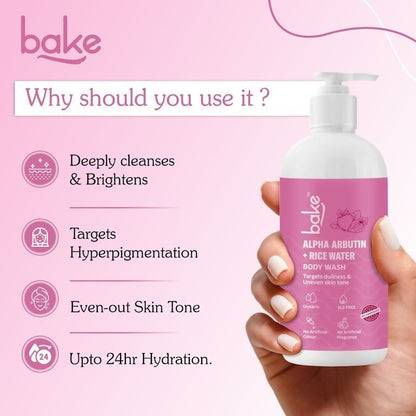 Buy Bake Alpha Arbutin Body Wash from DrMediCart, Ship from India to USA