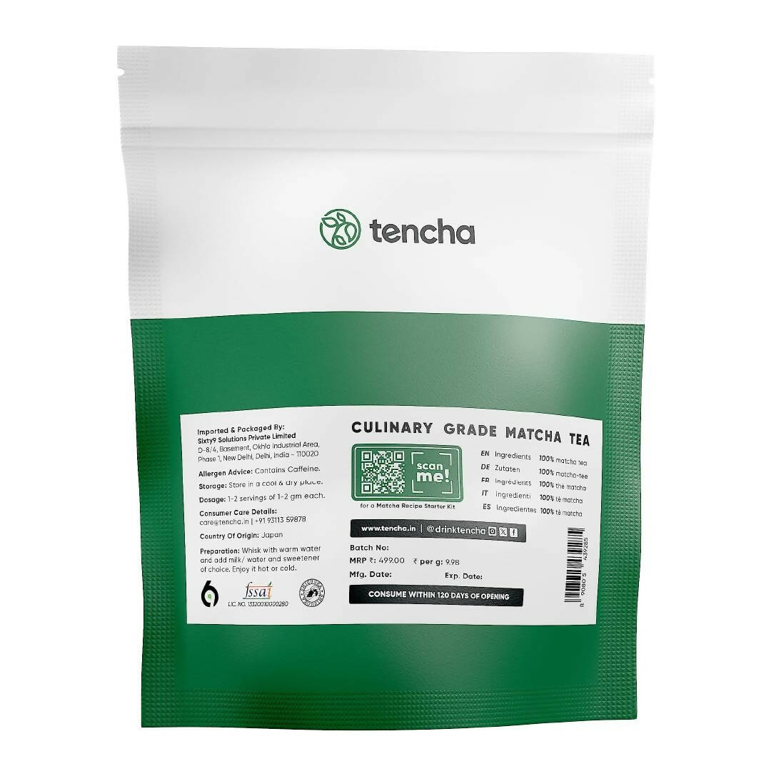 Tencha Pure Japanese Culinary Matcha Green Tea Powder