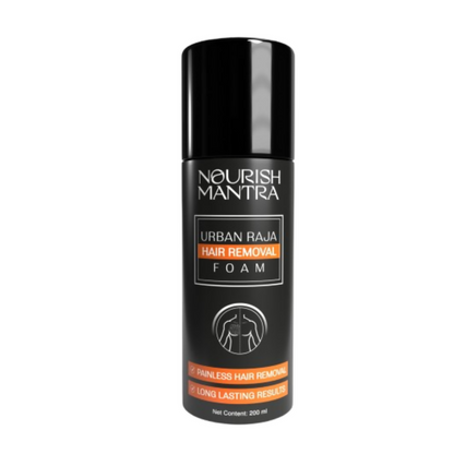 Nourish Mantra Urban Raja Hair Removal Foam with Shea Butter For Painless Hair Removal