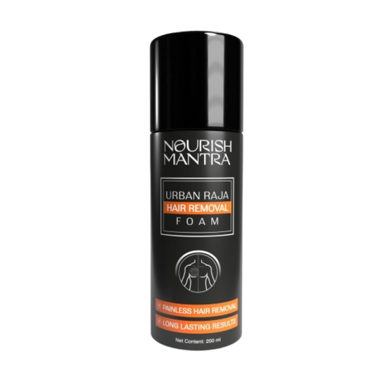 Nourish Mantra Urban Raja Hair Removal Foam with Shea Butter For Painless Hair Removal