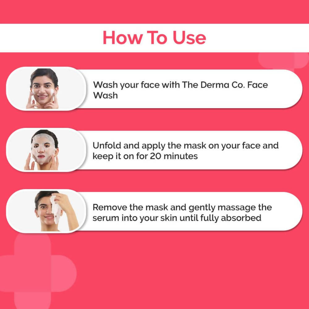 The Derma Co 1% Kojic + Arbutin Sheet Mask - Drmedicart