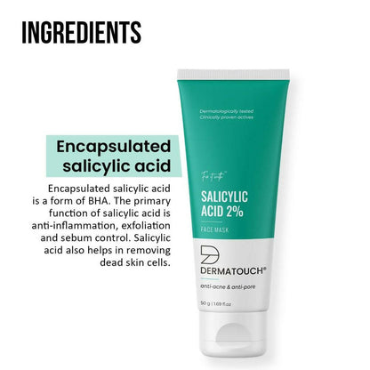 Dermatouch Salicylic Acid 2% Face Mask