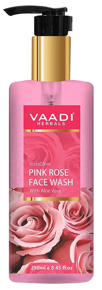 Buy Vaadi Herbals InstaGlow Pink Rose Face Wash from DrMediCart, Ship from India to USA