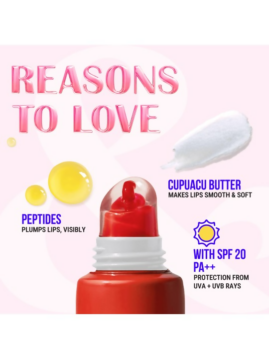 Blue Heaven Butter & Balm Peptide Infused Tinted Lip Balm with SPF20 PA++ - Cocoa