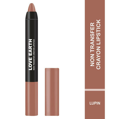 Love Earth Non Transfer Crayon Lipstick-Lupin