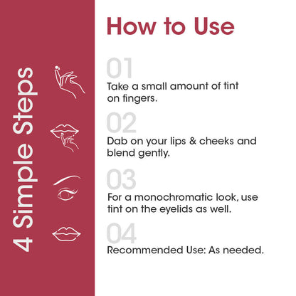 TAC - The Ayurveda Co. Lip, Cheek & Eye Tint with Beetroot Extracts - DrMediCart