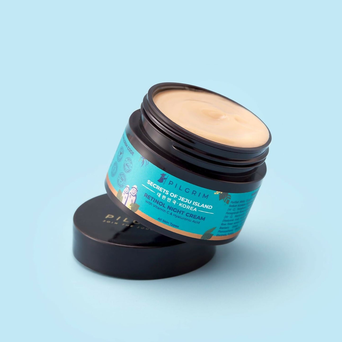 Buy Pilgrim Korean Retinol Anti Aging Night Cream with Hyaluronic Acid & Vitamin C For Young, Wrinkle-free & Radiant Skin from DrMediCart, Ship from India to USA