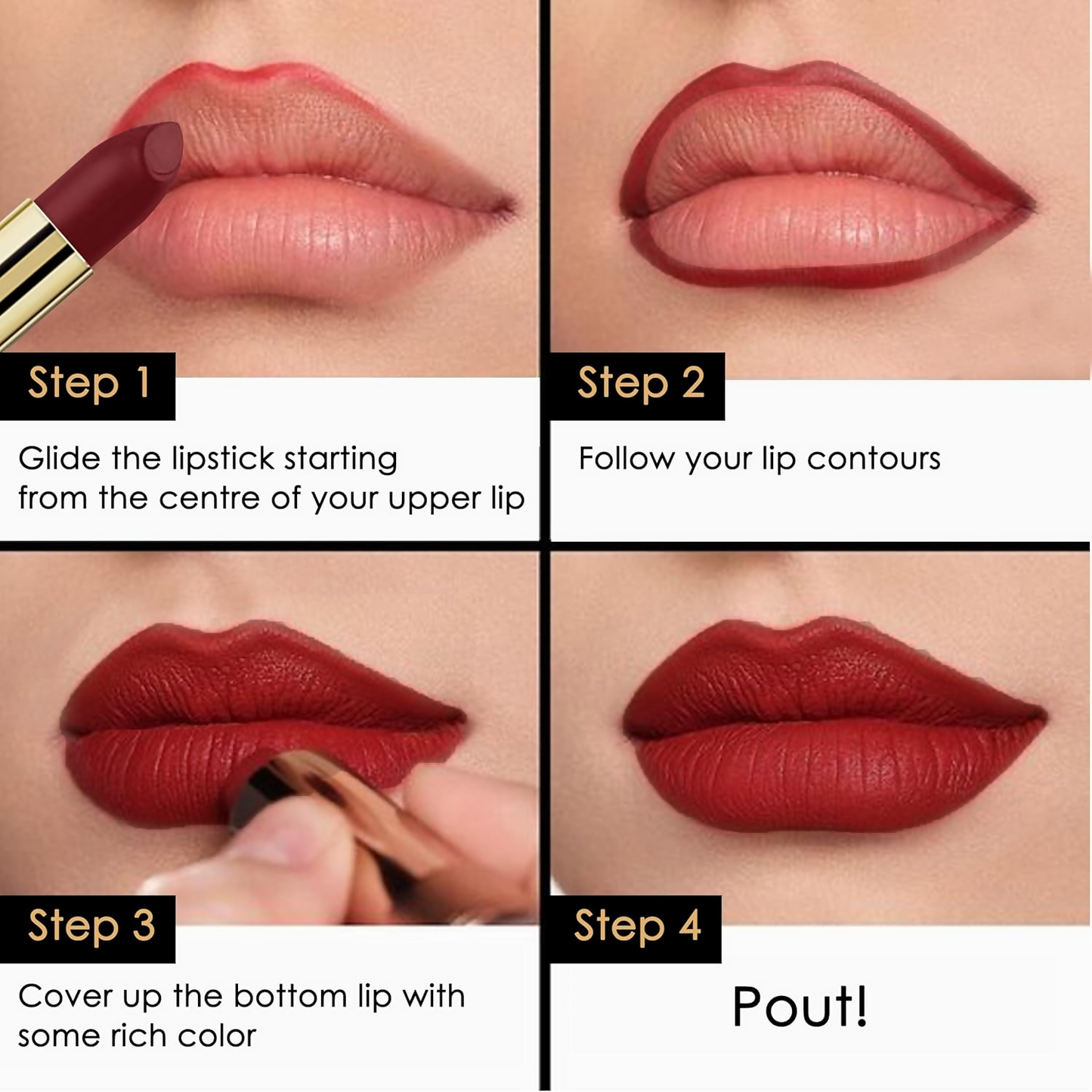 Good Vibes HydraGlow Creme Lipstick - Majestic Red