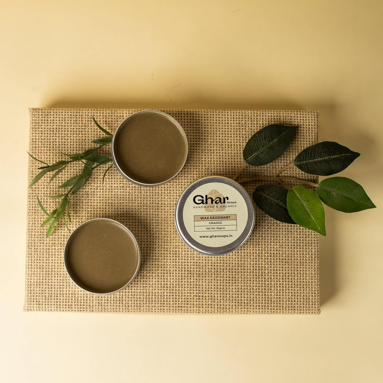 Ghar Soaps Organic Deodorant For Women And Men (Strawberry)
