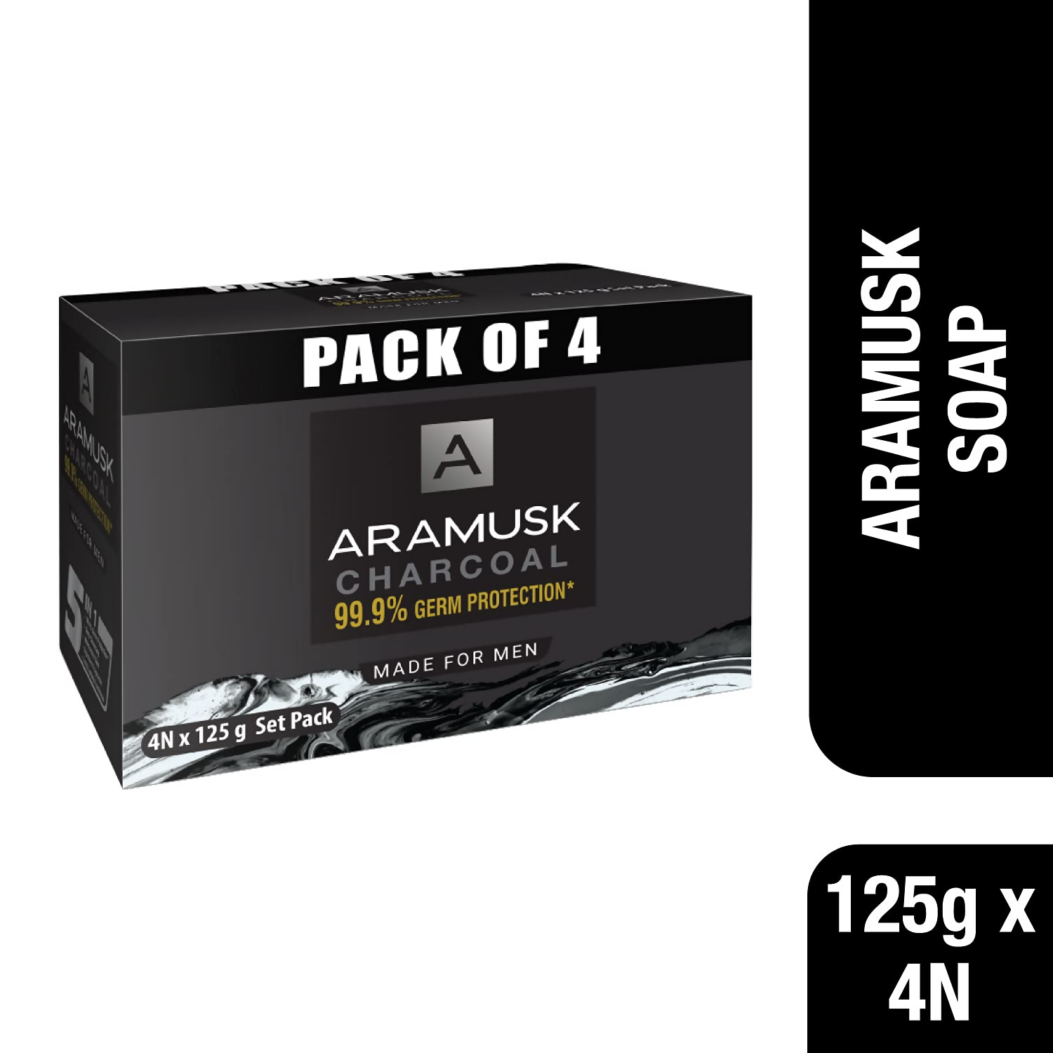 Aramusk Charcoal Soap For Men