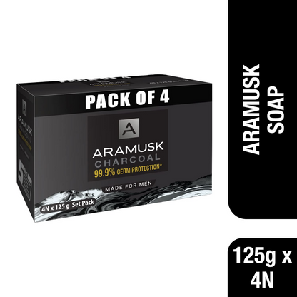 Aramusk Charcoal Soap For Men