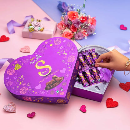 Cadbury Dairy Milk Silk Heart Shaped Valentine's Day Chocolate Gift Box