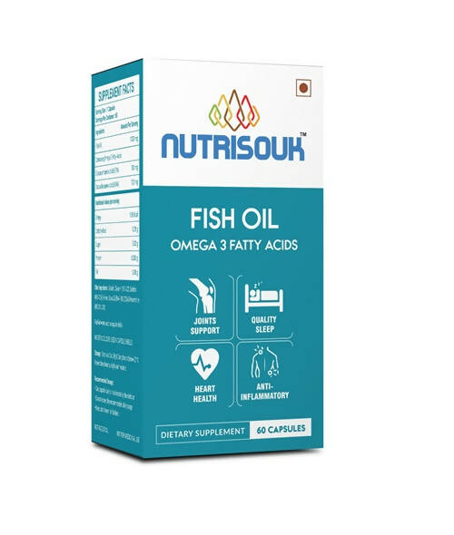 Nutrisouk Fish Oil Omega 3 Fatty Acid Capsules