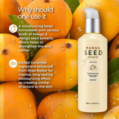 The Face Shop Mango Seed Moisturizing Toner - Korean Skincare