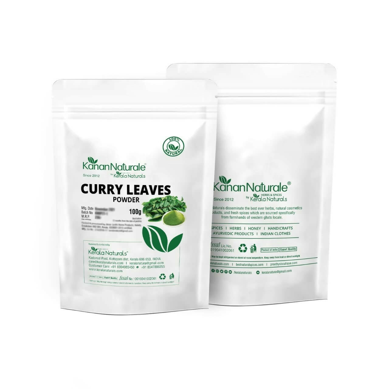 Kerala Naturals Curry Leaves Powder