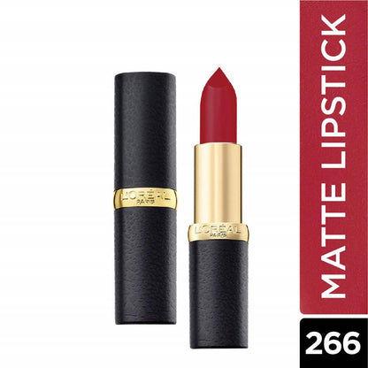 L'Oreal Paris Color Riche Moist Matte Lipstick - 266 Pure Rouge - DrMediCart