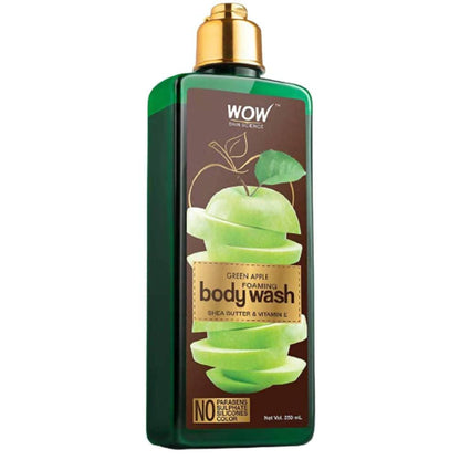 Wow Skin Science Green Apple Foaming Body Wash - Drmedicart