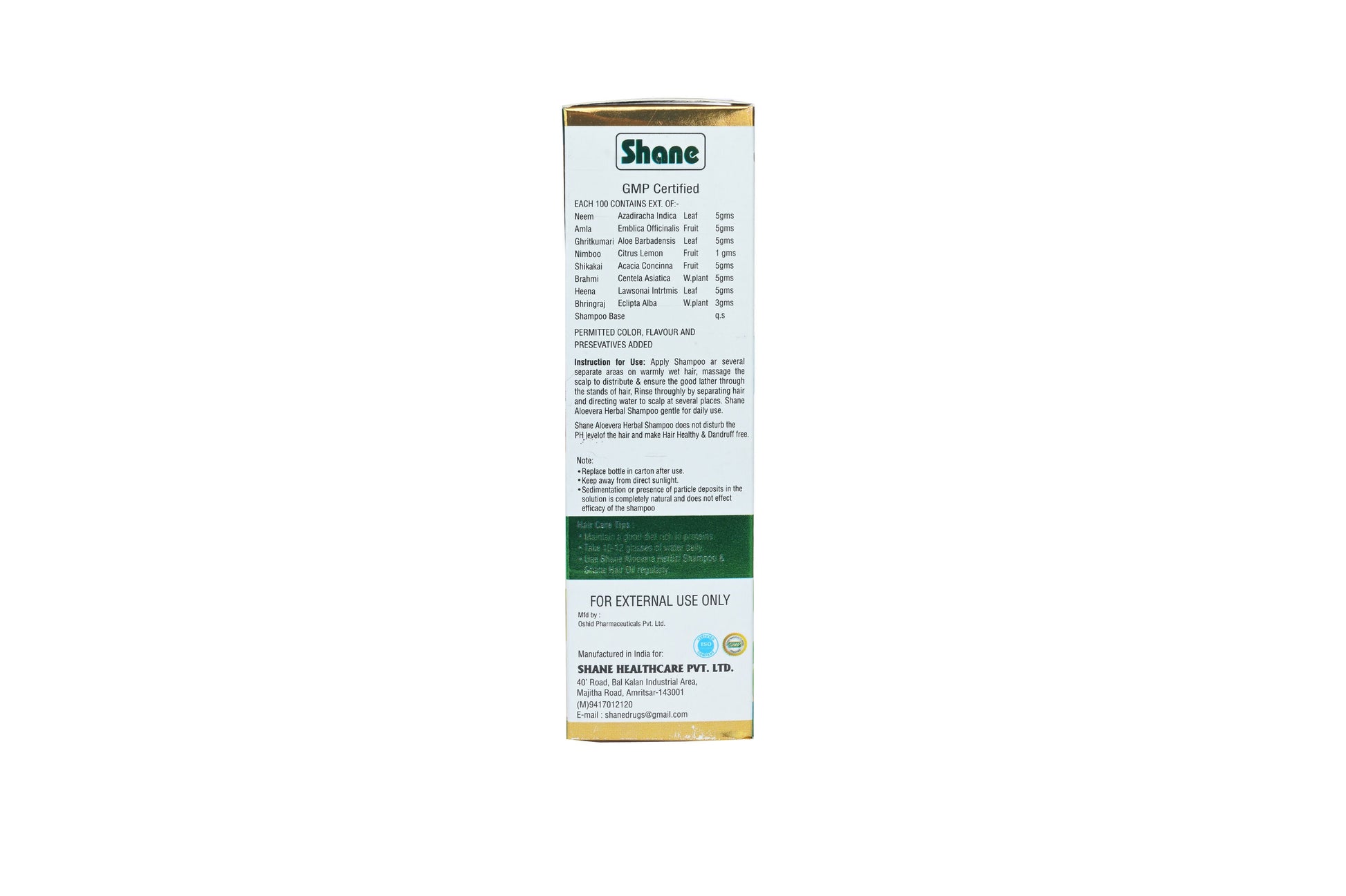 Shane Oshid's Aloevera Herbal Shampoo
