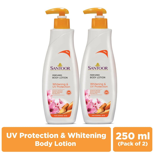 Buy Santoor Body Lotion Whitening And UV Protection from DrMediCart, Ship from India to USA