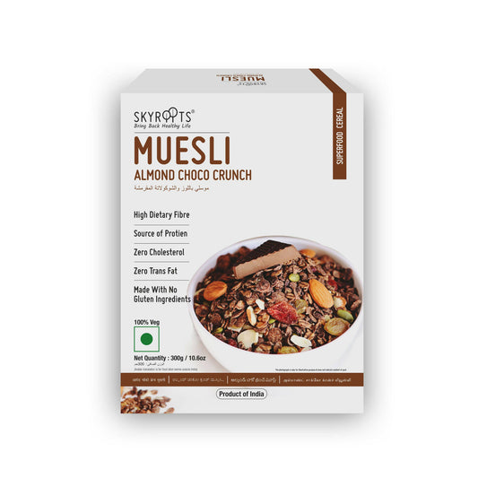 Buy Skyroots Almond Choco Crunch Muesli from DrMediCart, Ship from India to USA