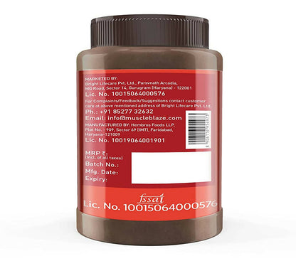 MuscleBlaze Chocolate Peanut Butter-Crunchy
