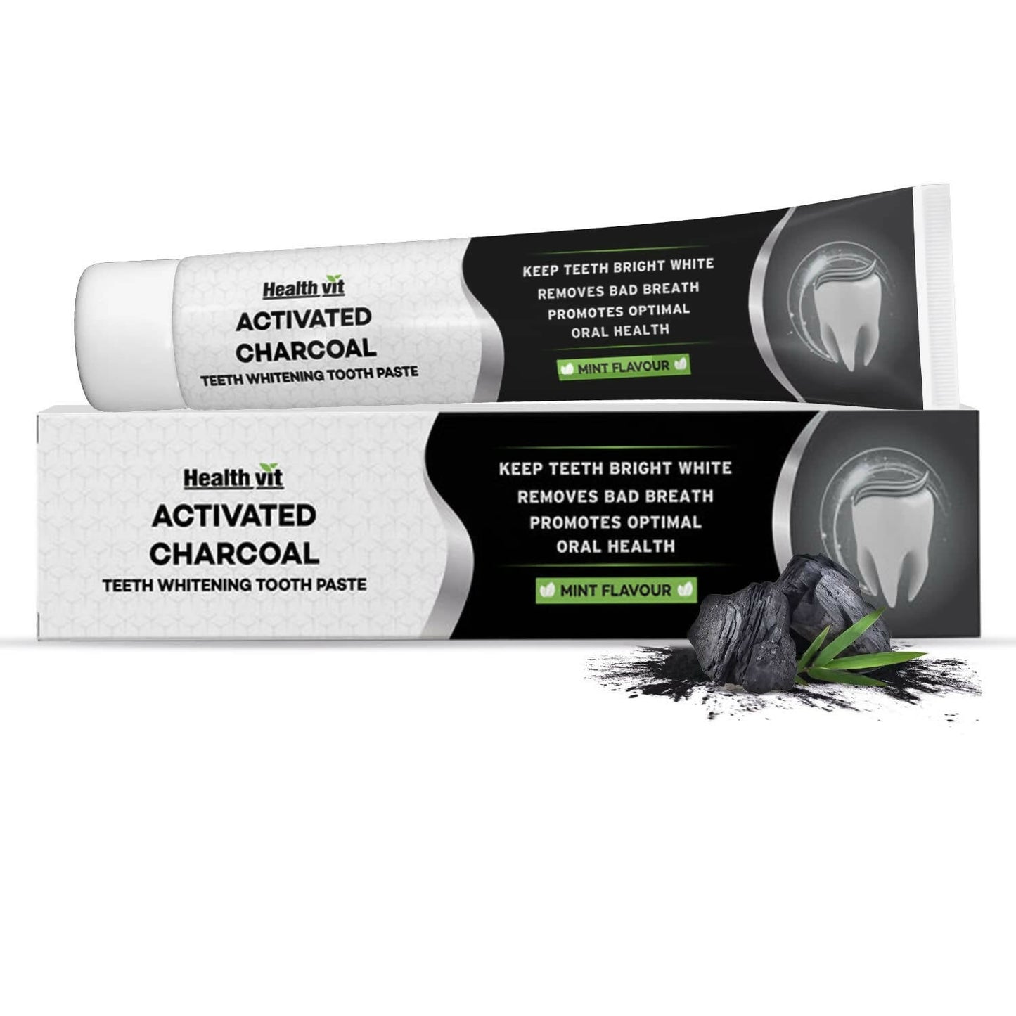 Buy Healthvit Activated Charcoal Toothpaste from DrMediCart, Ship from India to USA