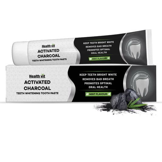 Buy Healthvit Activated Charcoal Toothpaste from DrMediCart, Ship from India to USA