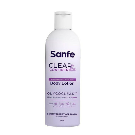 Sanfe Clear & Confident Glycolic Acid Body Lotion