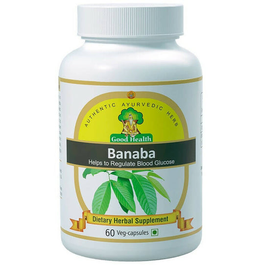 Sushrut Ayurved Good Health Banaba Veg Capsules