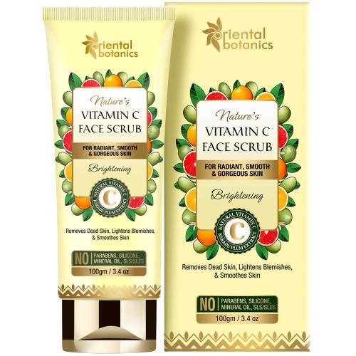 Buy Oriental Botanics Natures Vitamin C Brightening Face Scrub from DrMediCart, Ship from India to USA