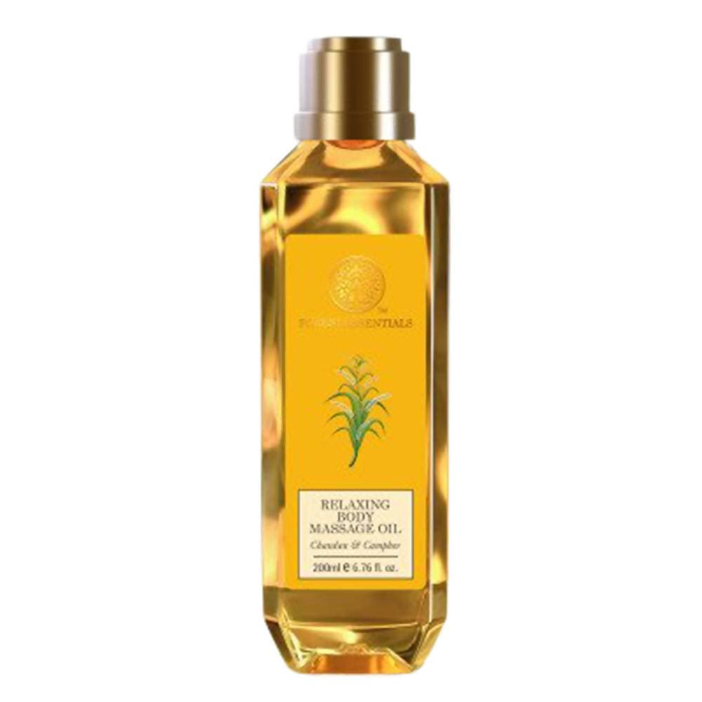 Forest Essentials Relaxing Body Massage Oil Chandan & Camphor - DrMediCart