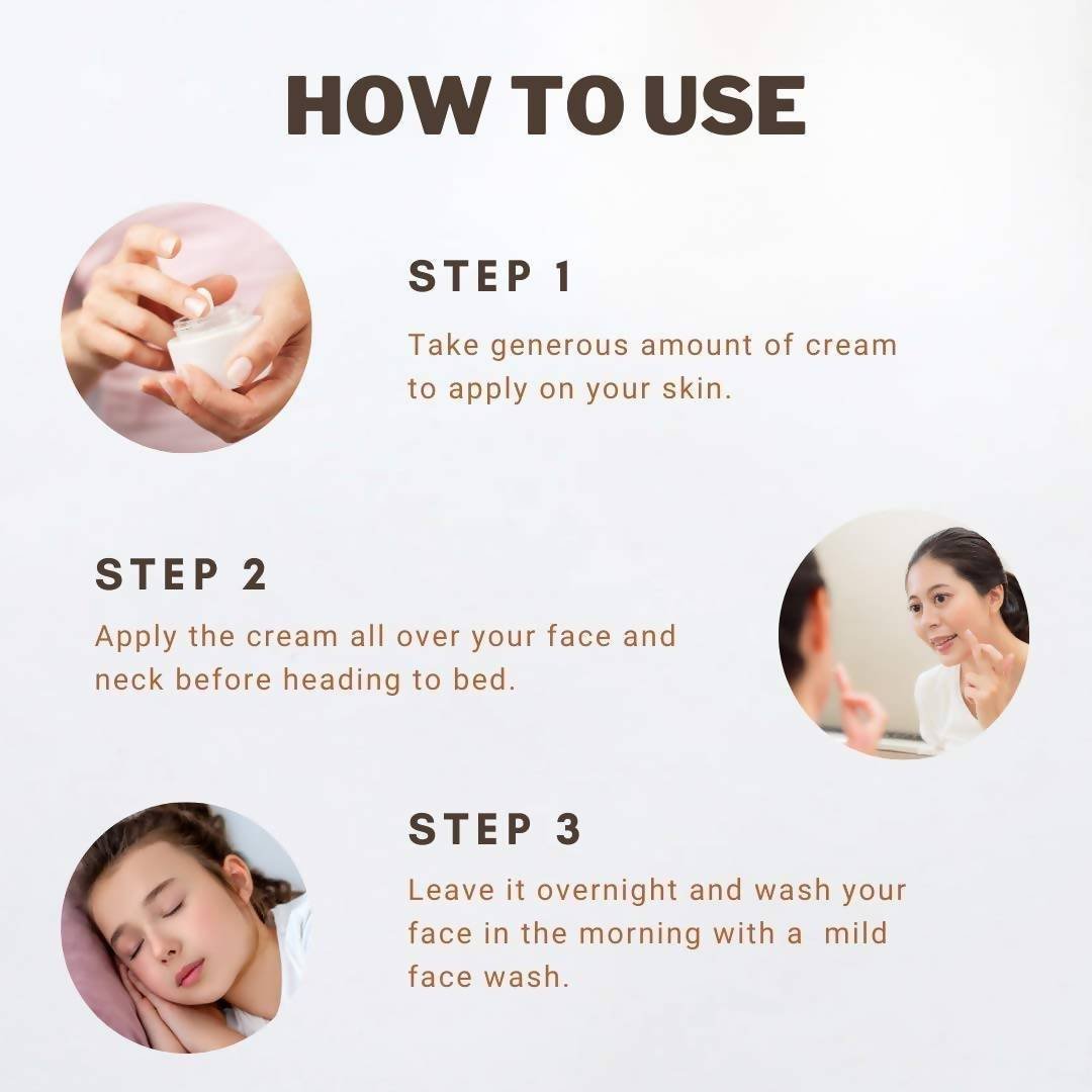 Aegte Age-Rewind Night Cream usage