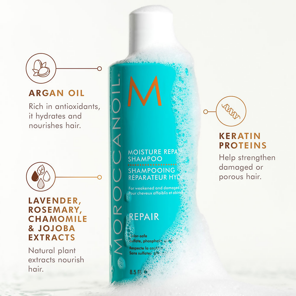 Moroccanoil Moisture Repair Shampoo For Weakened And Damaged Hair