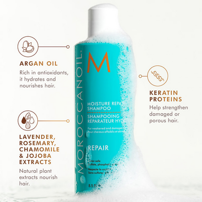 Moroccanoil Moisture Repair Shampoo For Weakened And Damaged Hair