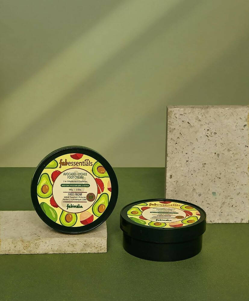 Fabessentials Avacado Lychee Foot Cream