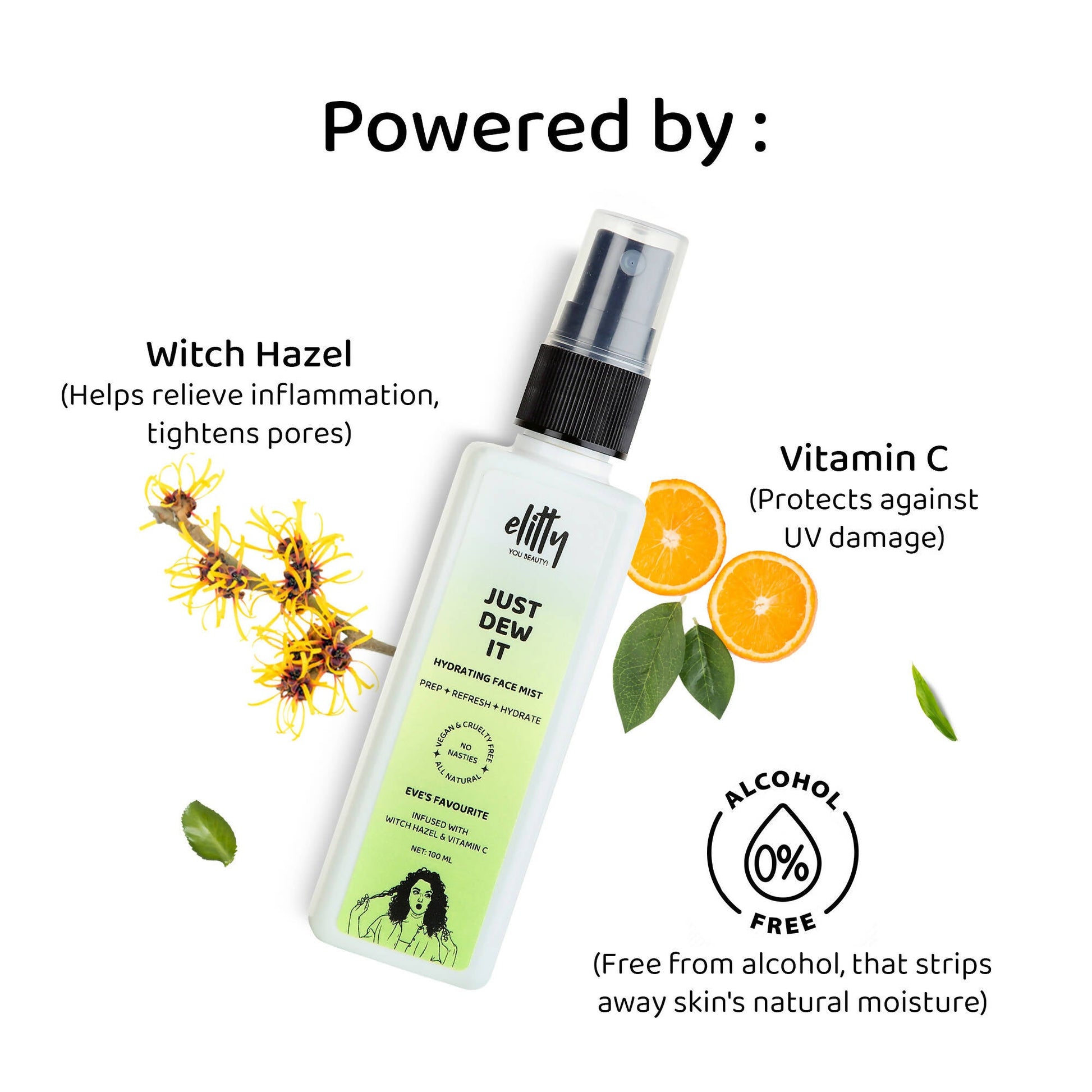 Elitty Just dew it - Hydrating Face Mist - Eve's Favourite - DrMediCart