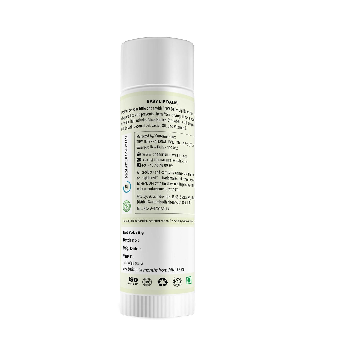 The Natural Wash Nourishing Baby Lip Balm